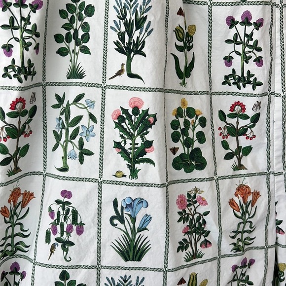 Rhode Paola Gridded Garden Print Pants - Picture 2 of 5